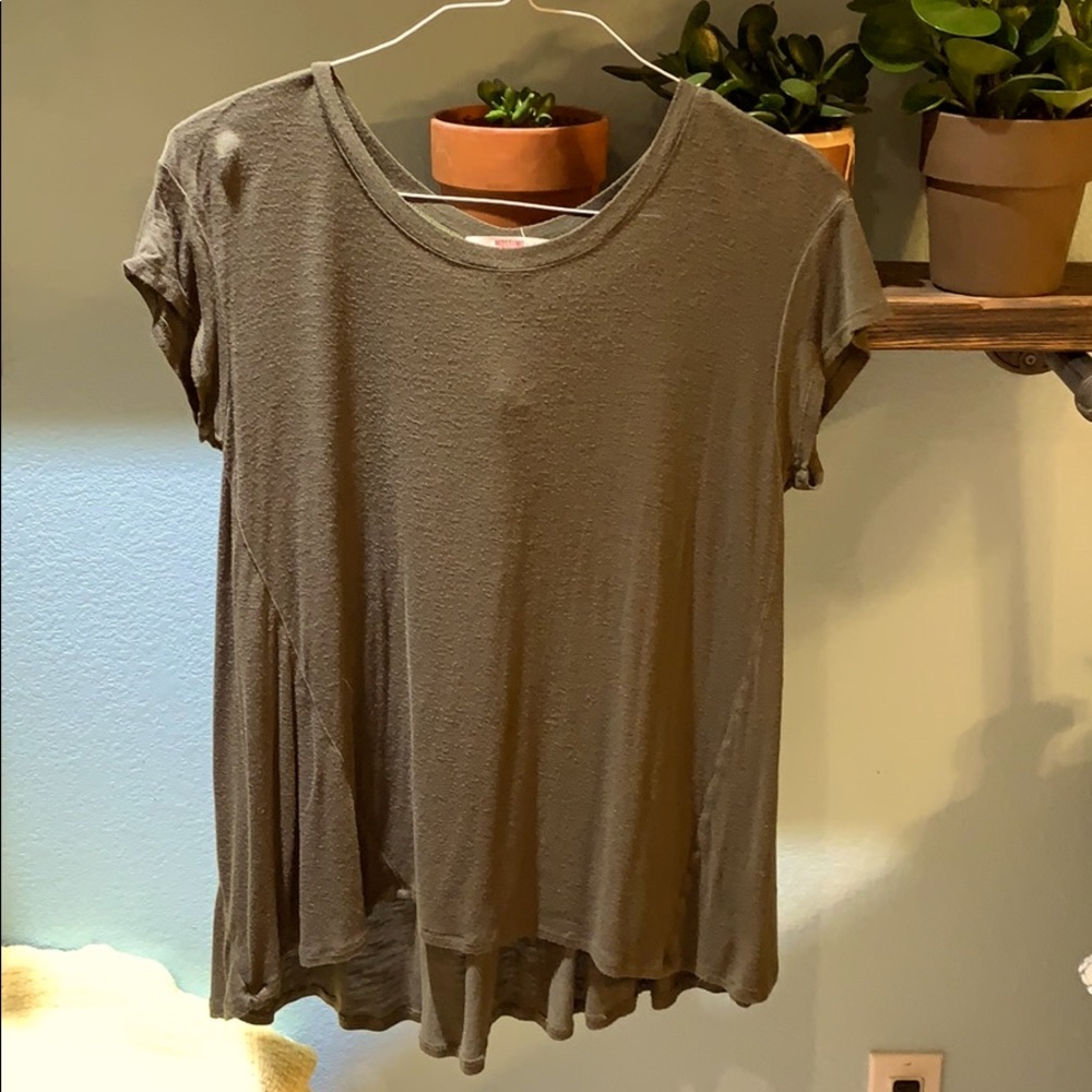 Green Long Tee